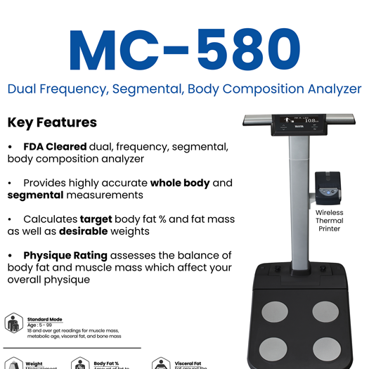 Segmental Body Composition Scale 270kg
